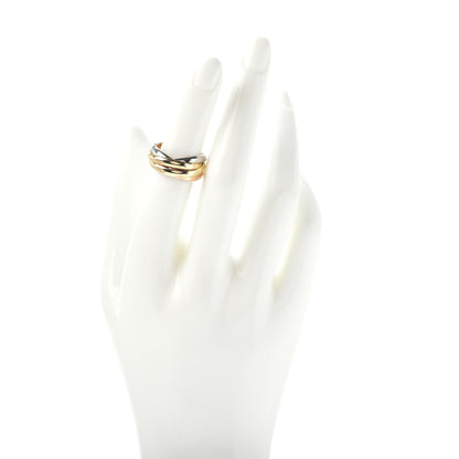 Cartier 18K Pink Yellow White Gold Les Must De Trinity 5 Band Ring 51 5.75 2 of 4