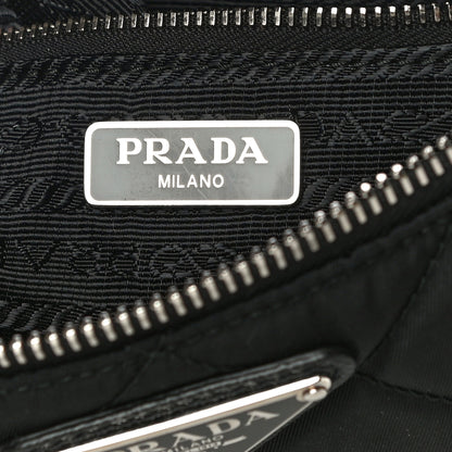 Prada Nylon Tessuto Impuntu Quilted Crossbody Bag Black 7 of 10