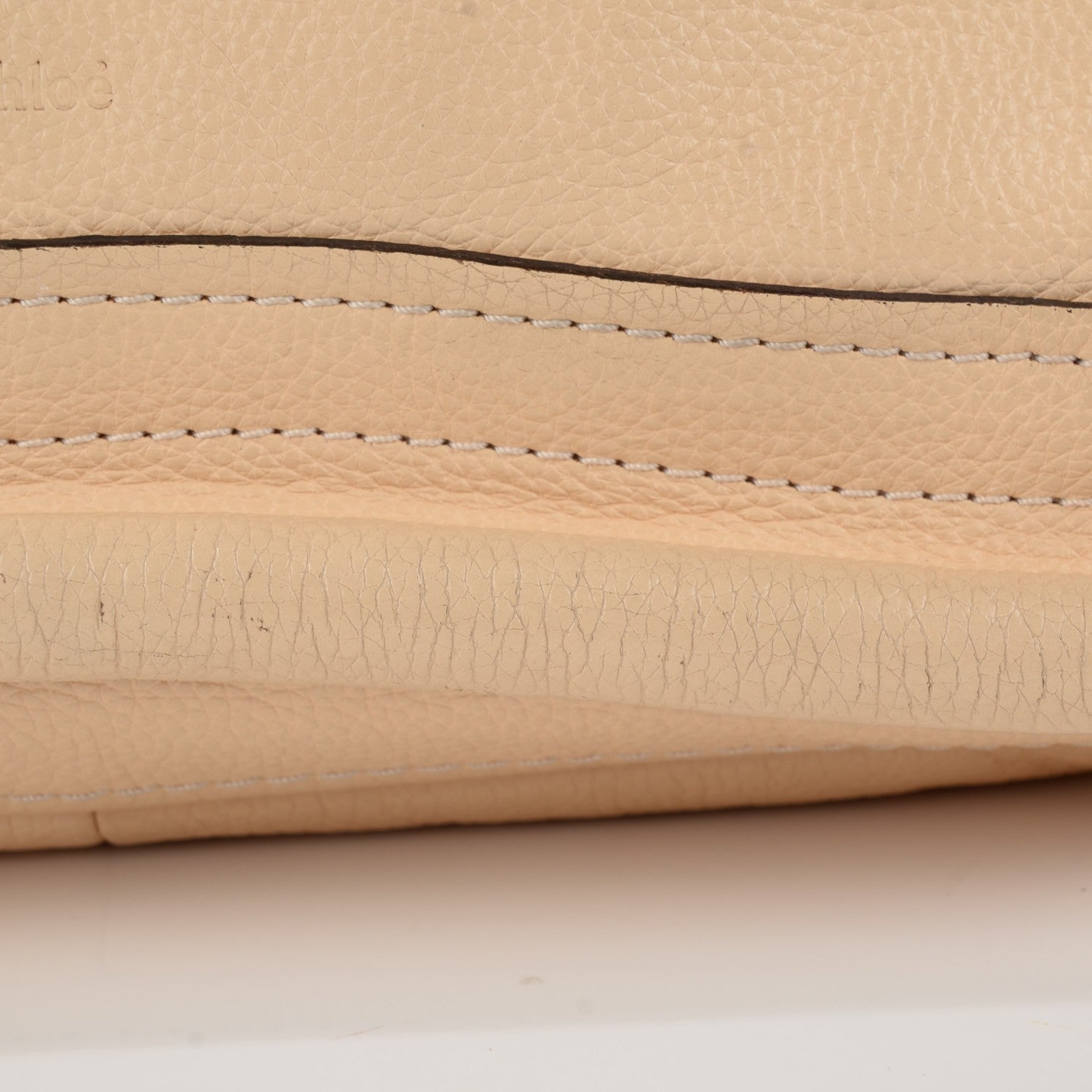 Chloe Calfskin Medium Paraty Biscotti Beige 13 of 14