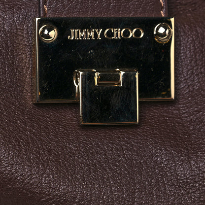 Jimmy Choo Calfskin Ramona Bucket Bag Brown 10 of 14