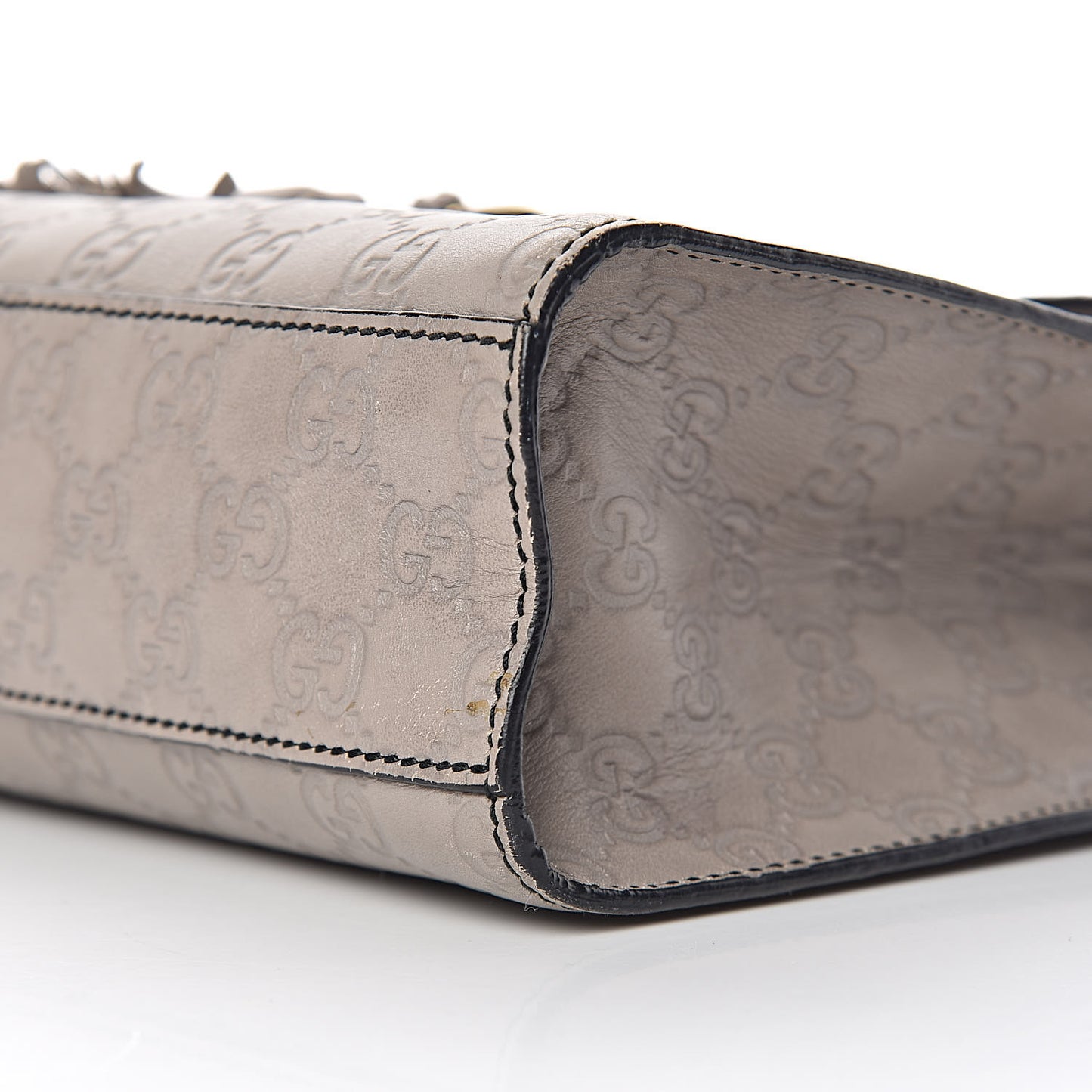 Soft Guccissima Medium Emily Chain Shoulder Bag Storm Grey