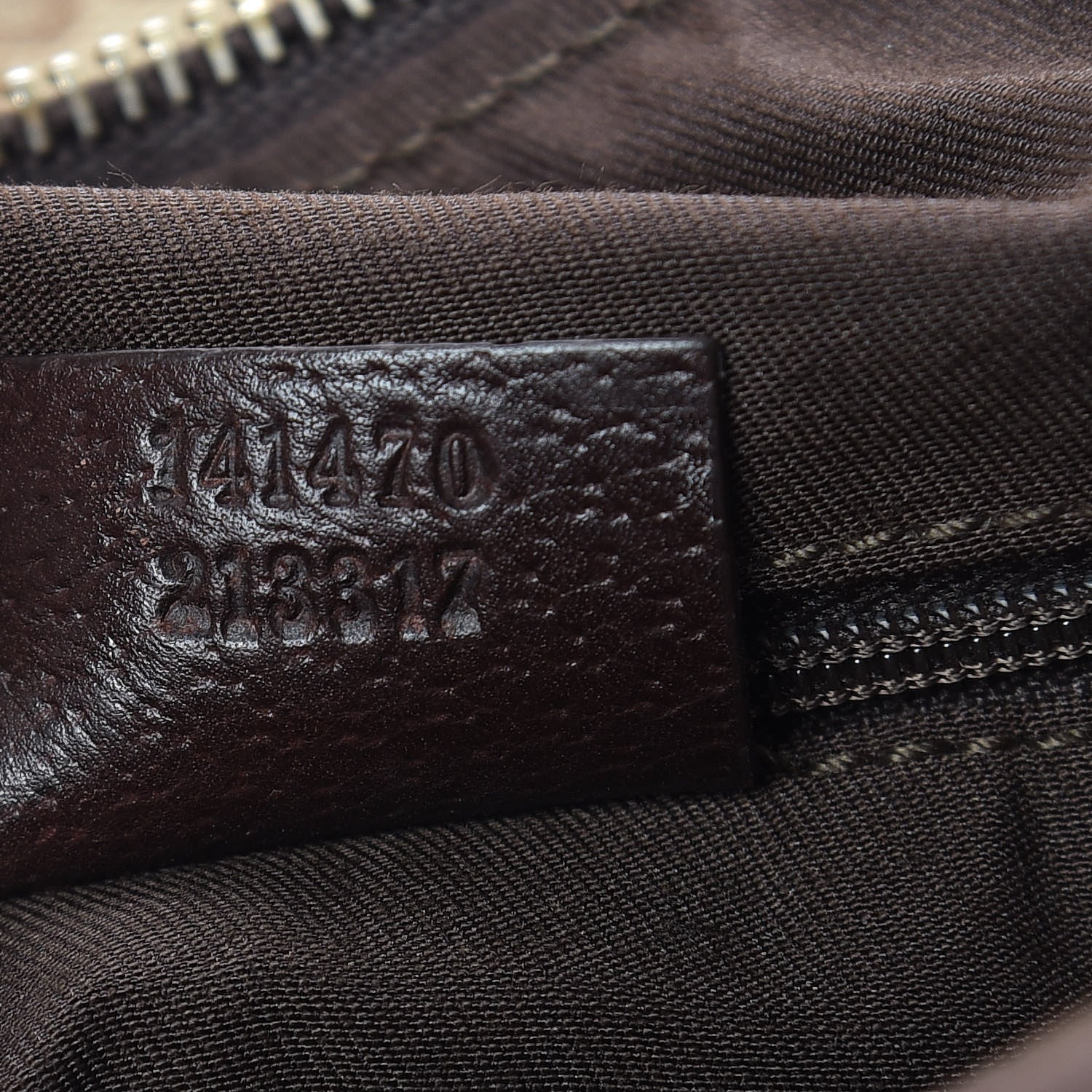 Gucci Monogram Medium Abbey Tote Dark Brown 7 of 19