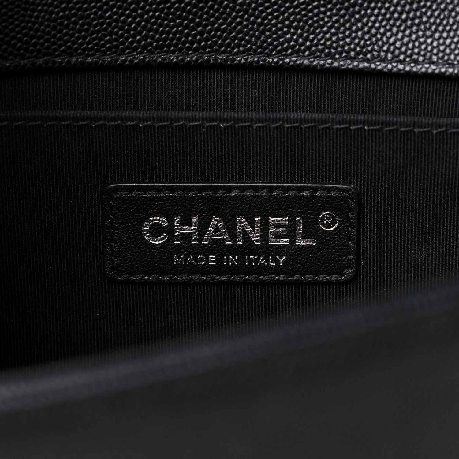 Chanel Caviar Quilted Medium Boy Flap Black 6 of 12