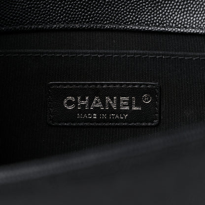 Chanel Caviar Quilted Medium Boy Flap Black 6 of 12