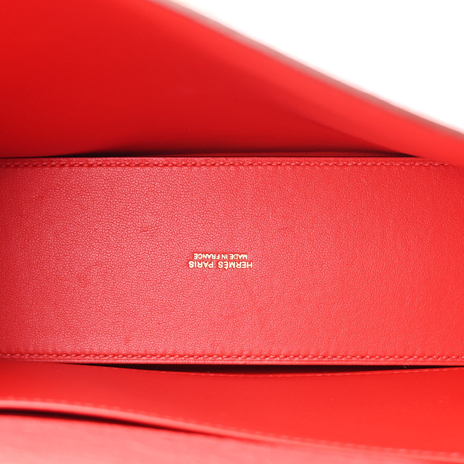 Hermes Ostrich Kelly Danse II Belt Bag Rouge Vif 5 of 13