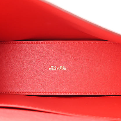 Hermes Ostrich Kelly Danse II Belt Bag Rouge Vif 5 of 13