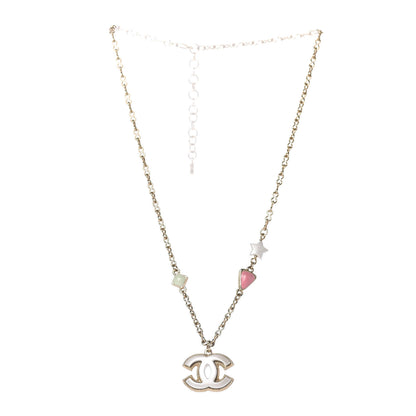Chanel Resin CC Star CC Necklace Gold 3 of 7