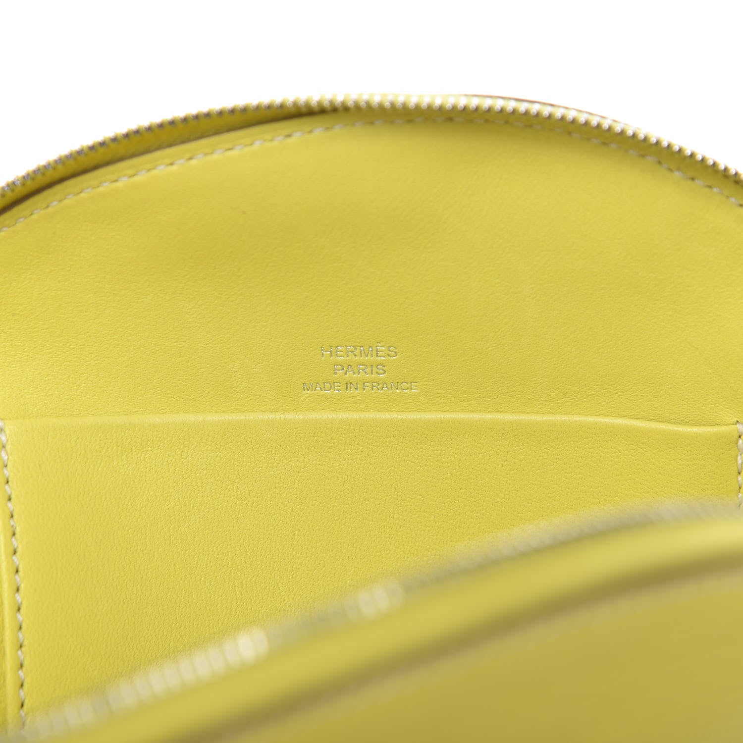 Hermes Chevre Mysore Tutti Frutti Citron Clutch Lime 8 of 9