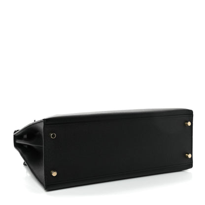Hermes Epsom Kelly Sellier 32 Black 3 of 10