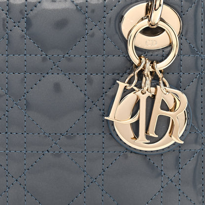 Christian Dior Patent Cannage Mini Lady Dior Pastel Night 8 of 10