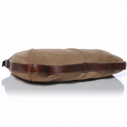 Saint Laurent Suede Mombasa Hobo Light Brown 4 of 7