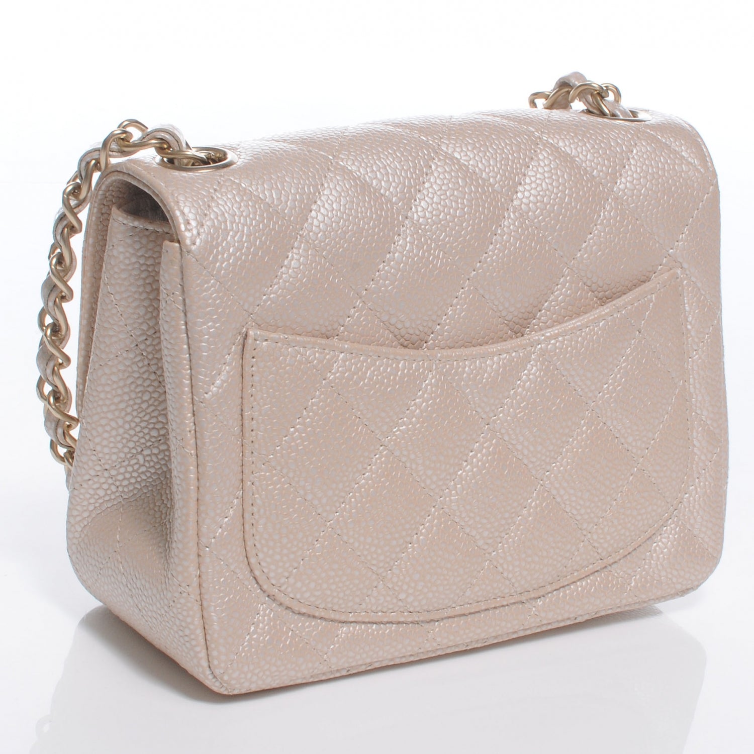 Chanel Caviar Quilted Mini Square Flap Pearl 3 of 8