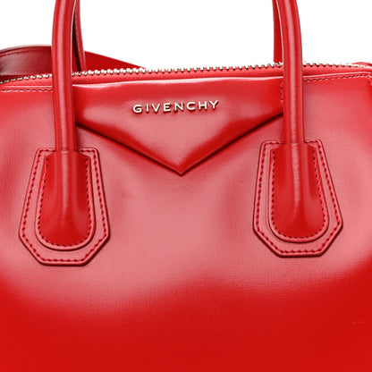 Givenchy Shiny Lord Calfskin Small Antigona Red 8 of 10