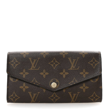 Louis Vuitton Monogram Sarah Wallet NM Rose Ballerine 2 of 12
