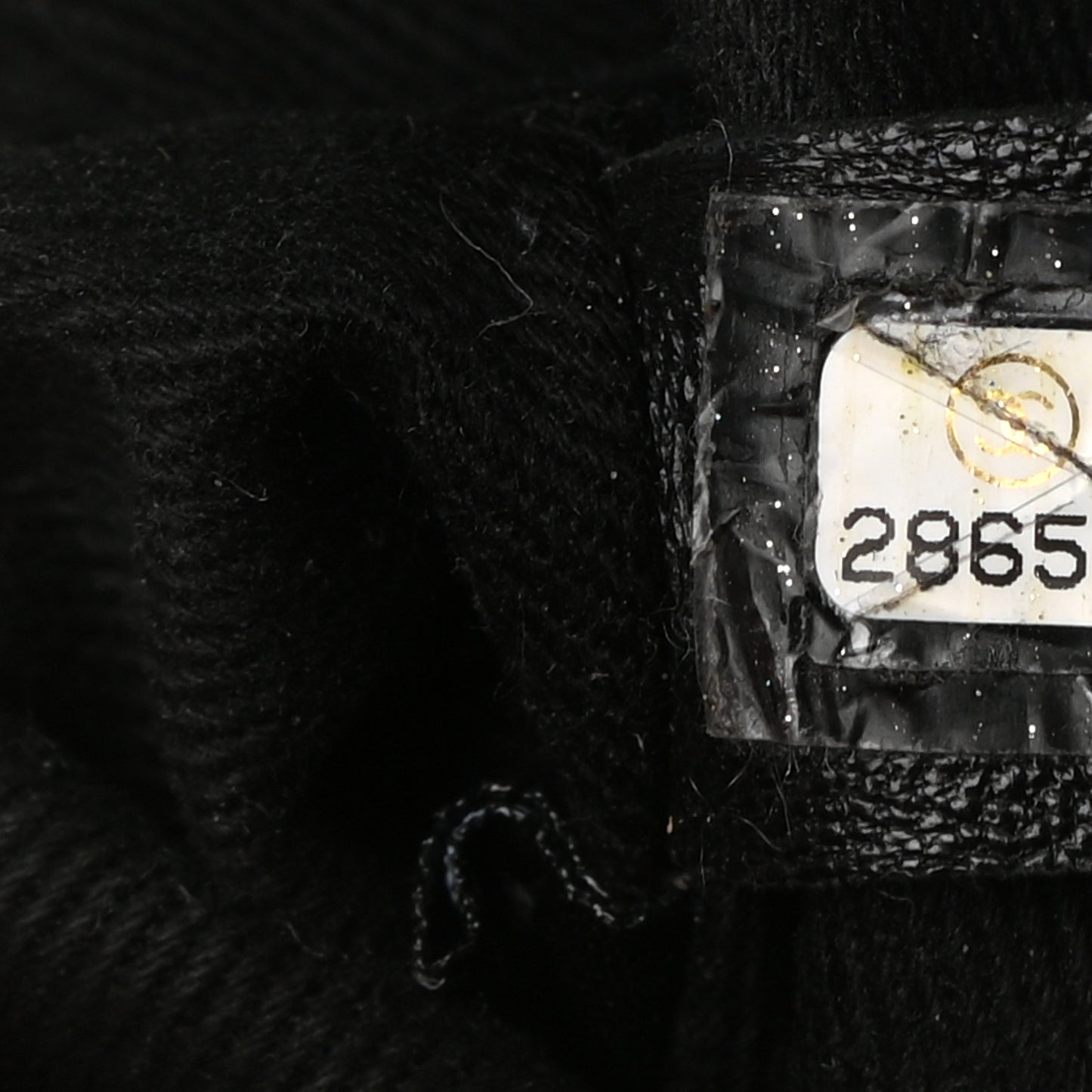 Grained Calfskin Quilted Waist Belt Bag Black