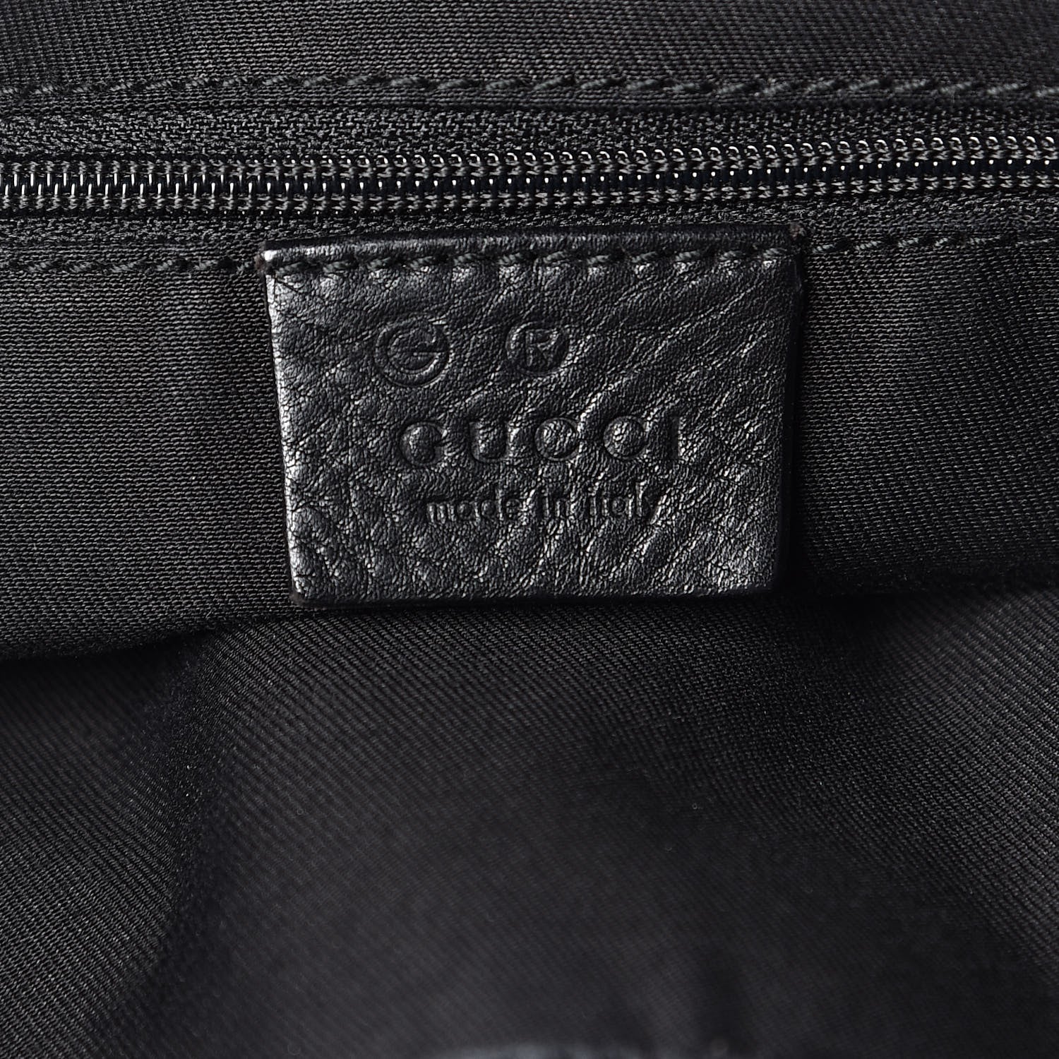 Gucci Horsebit Print Hobo Black 6 of 10