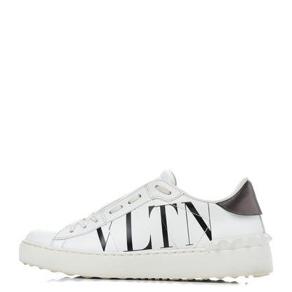 Valentino Garavani Calfskin VLTN Rockstud Open Sneakers 36 White 1 of 26
