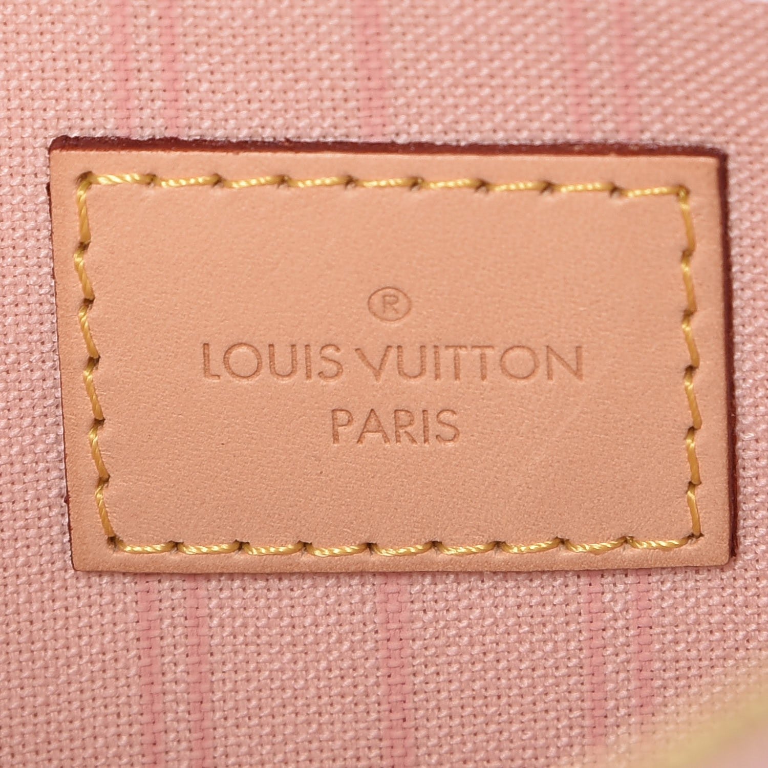 Louis Vuitton Damier Azur Neverfull MM GM Pochette Rose Ballerine 6 of 9