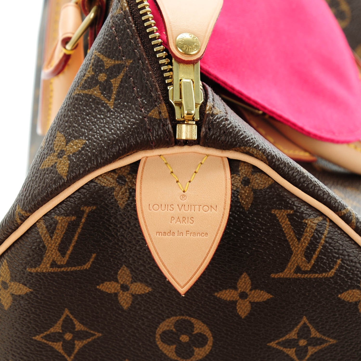 Louis Vuitton Monogram My LV Heritage Speedy 30 White Fuchsia 6 of 7