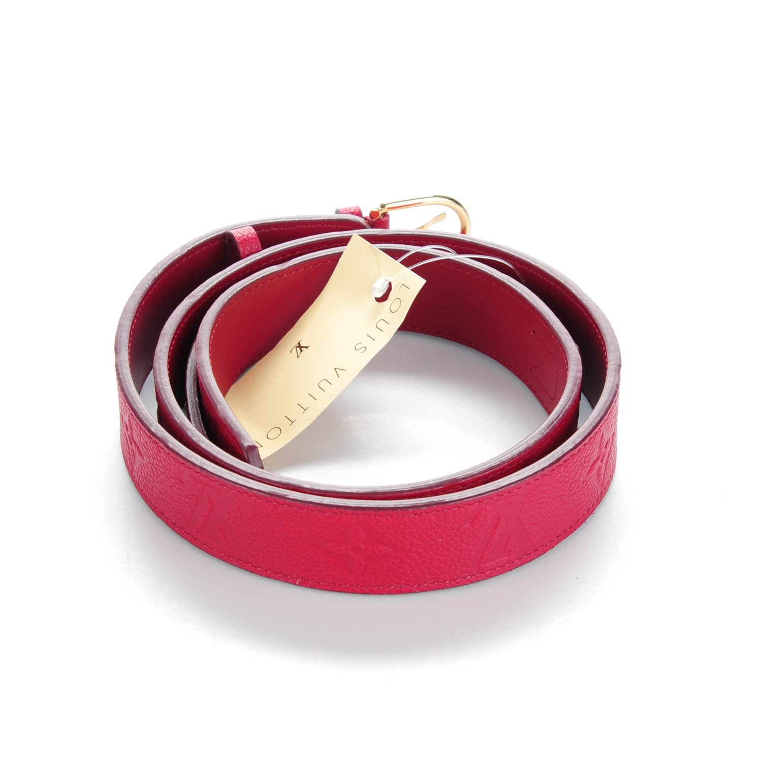 Louis Vuitton Empreinte Gracieuse 30mm Belt 85 34 Fuchsia 3 of 9