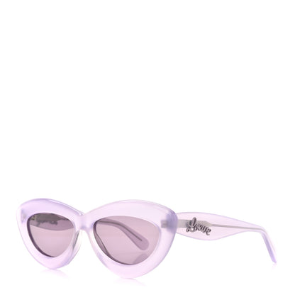 Loewe Acetate Curvy Sunglasses LW40096I  Shiny Violet 1 of 7