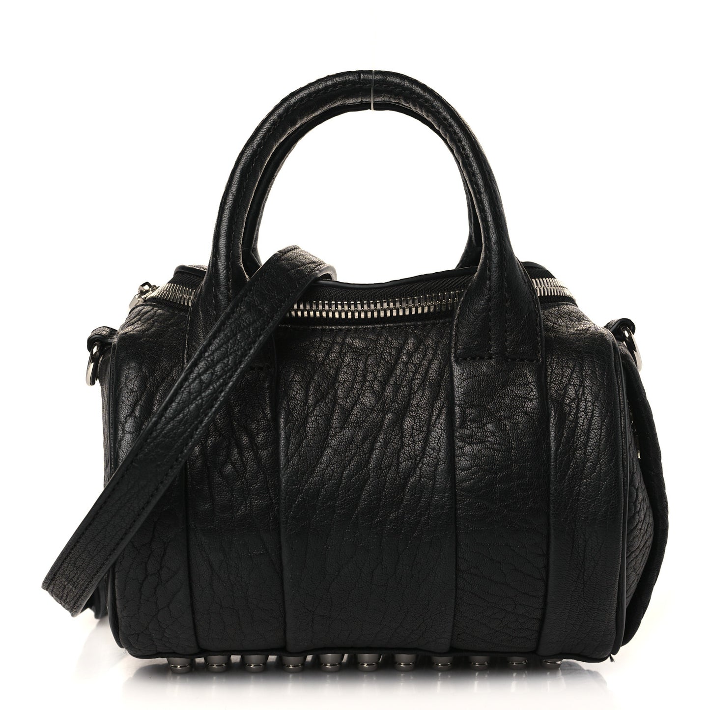 Pebbled Lambskin Mini Rockie Black Rhodium Hardware