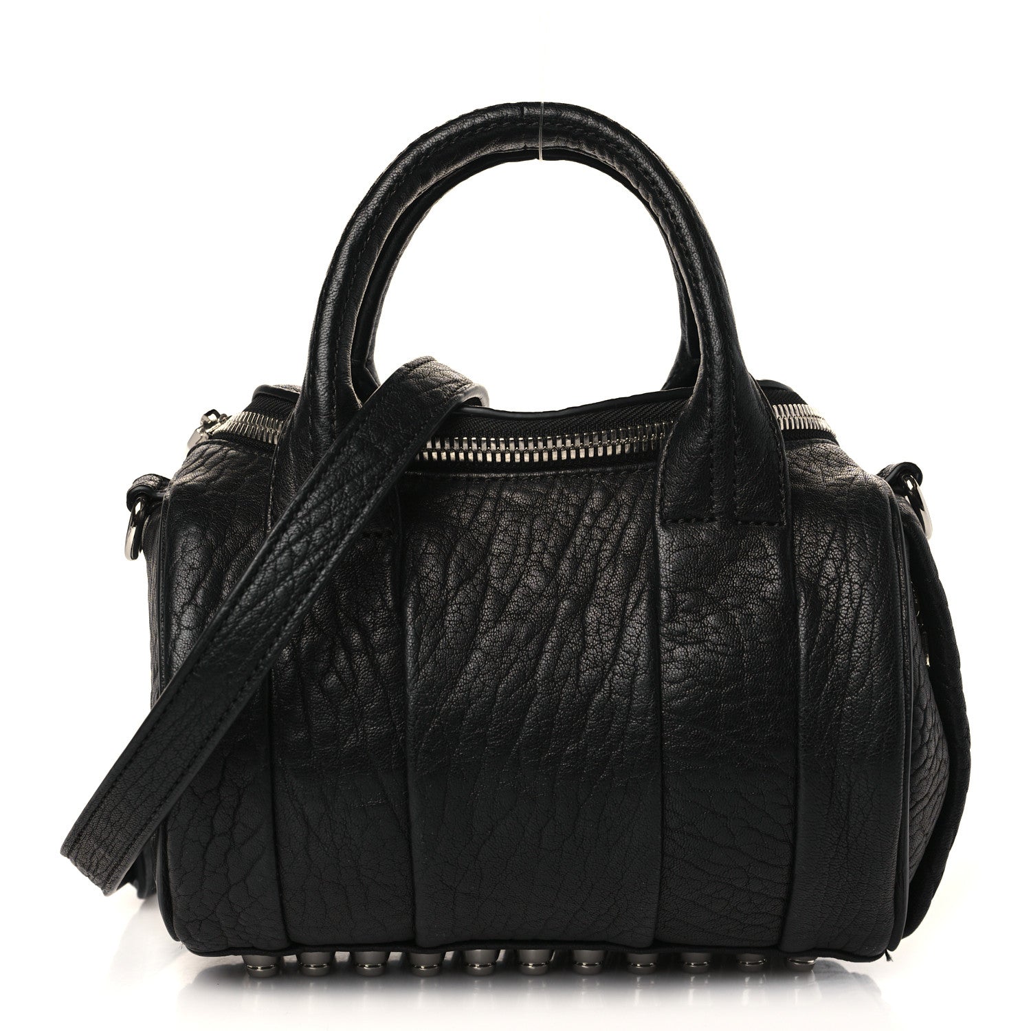 Alexander Wang Pebbled Lambskin Mini Rockie Black Rhodium Hardware 1 of 8
