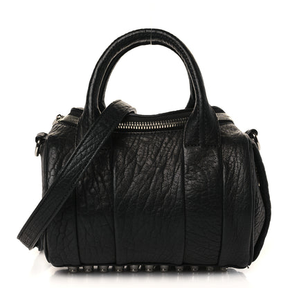 Alexander Wang Pebbled Lambskin Mini Rockie Black Rhodium Hardware 1 of 8