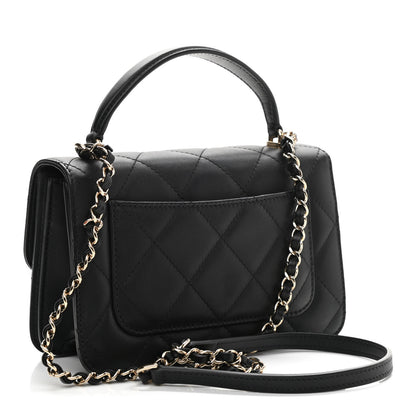 Chanel Calfskin Quilted Small Coco Lady Flap Black 2 of 10