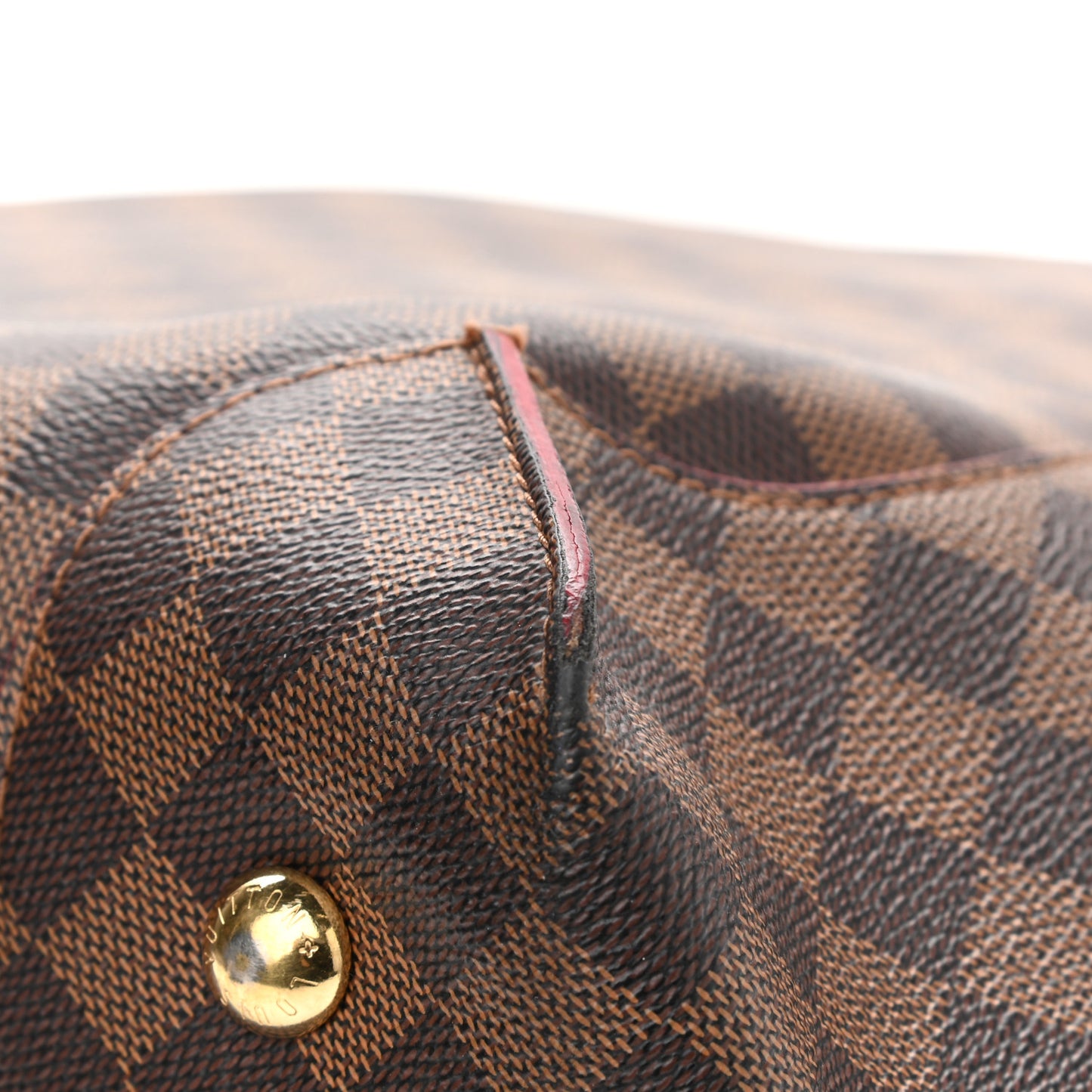 Damier Ebene Caissa Hobo Cherry