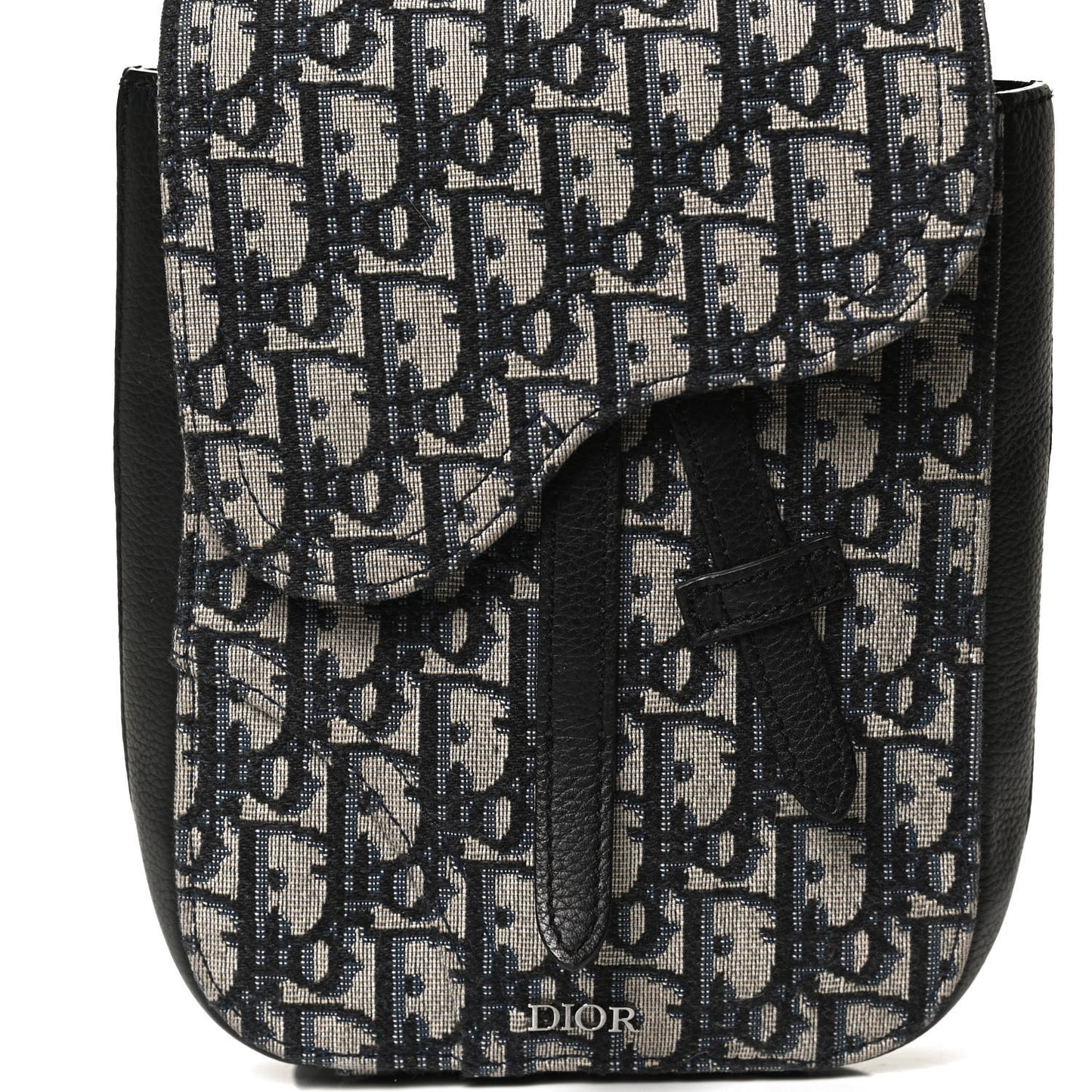 Oblique Saddle Pouch Blue