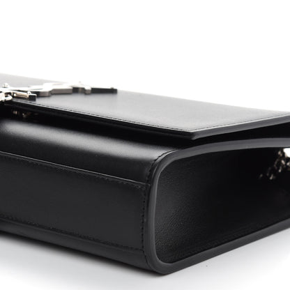 Saint Laurent Smooth Calfskin Medium Classic Monogram Kate Tassel Satchel Black 8 of 8