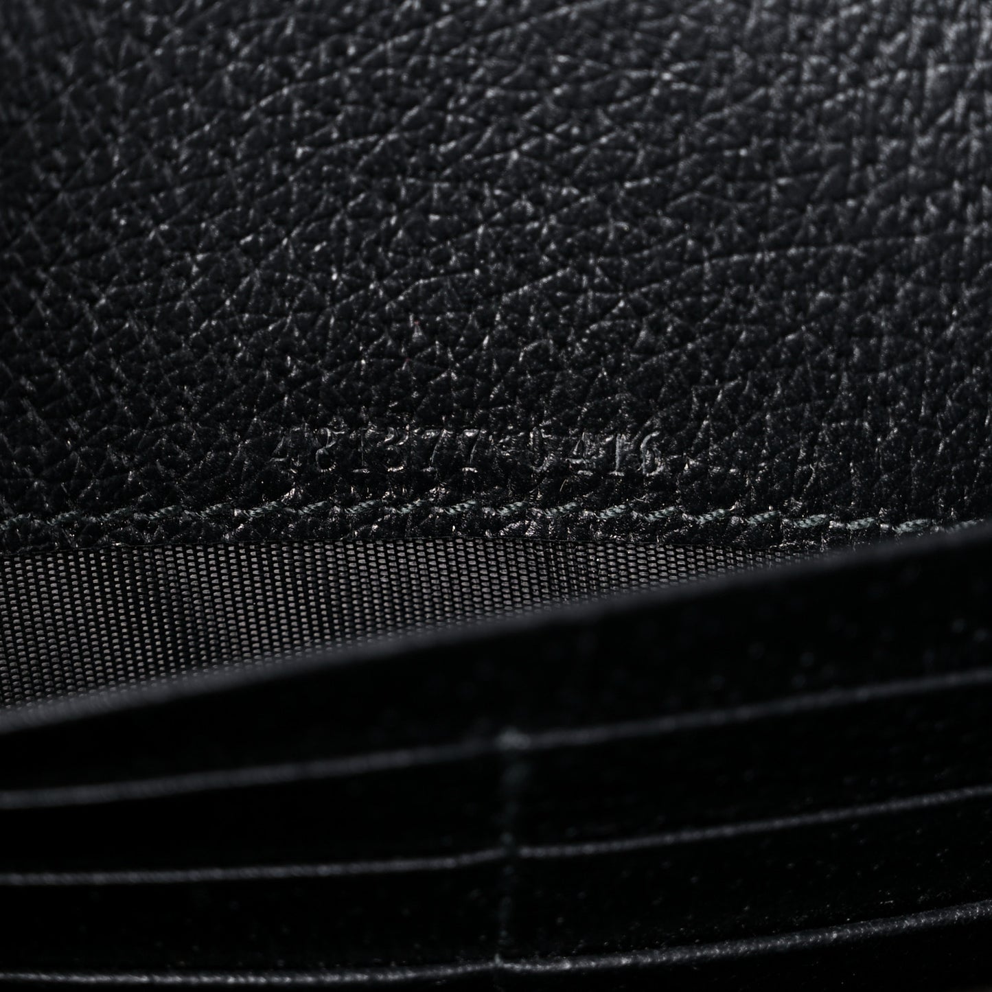 Calfskin Web Mini Dionysus Chain Wallet Black