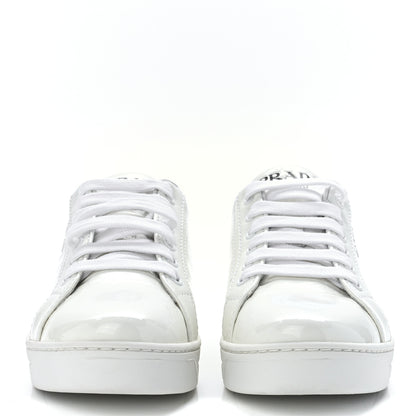 Prada Calfskin Logo Sneakers 36 White 2 of 9