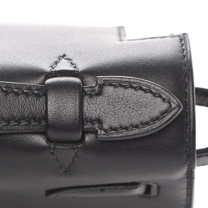 Hermes Swift Kelly Pochette Clutch Black 21 of 28
