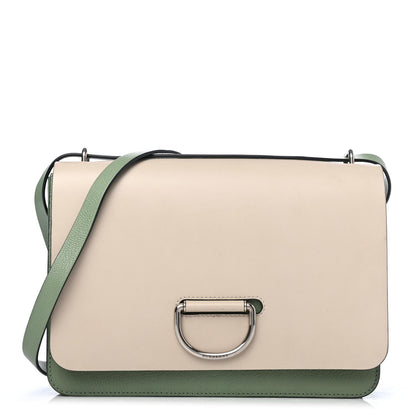 Burberry Goatskin Medium D-Ring Bag Beige Light Green 1 of 4