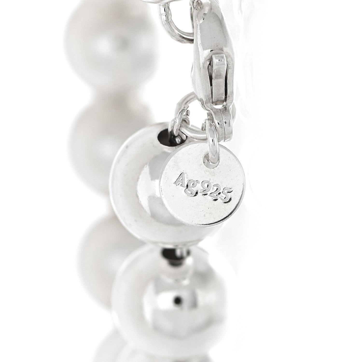 Tiffany Sterling Silver 10mm HardWear Ball Bracelet 4 of 4