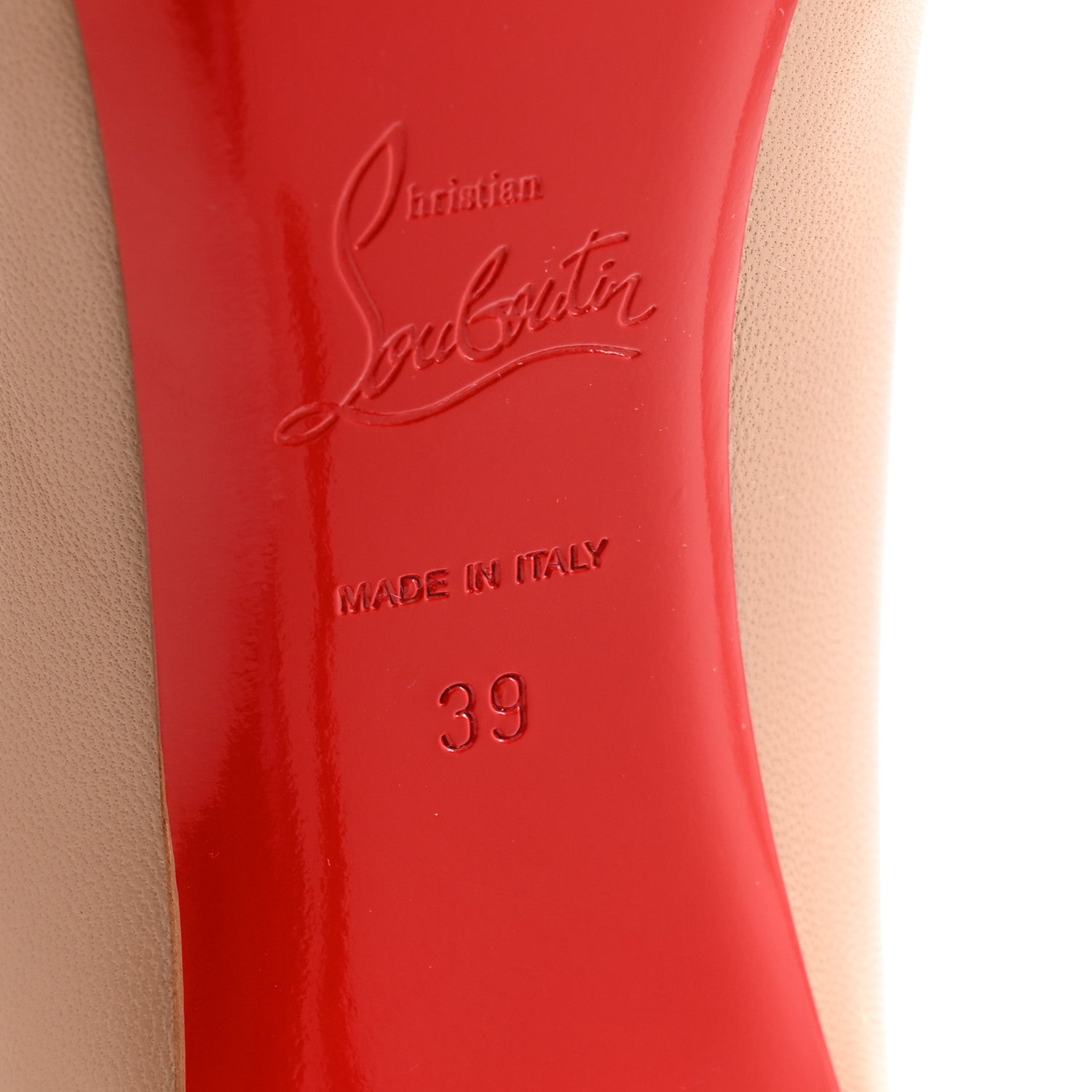 Christian Louboutin Nappa Kate 85 Pumps 39 Nude 7 of 10