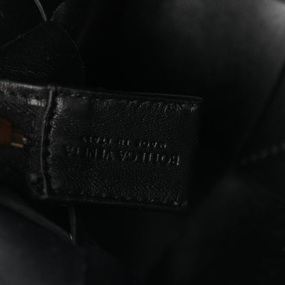 Bottega Veneta Lambskin Maxi Intrecciato Small Cassette Camera Bag Black 5 of 8