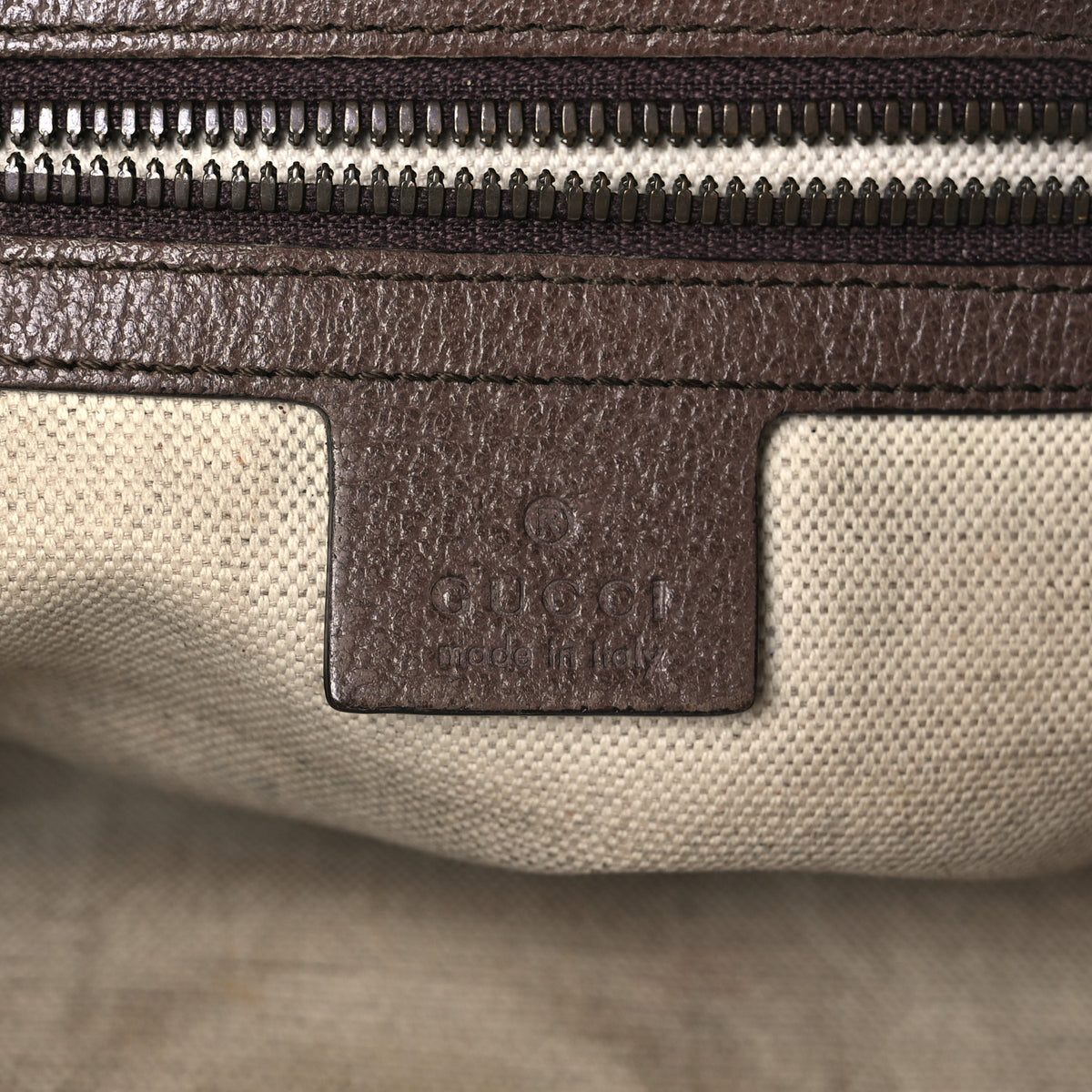 Gucci GG Supreme Monogram Web Small Ophidia Half Moon Hobo Brown 5 of 10