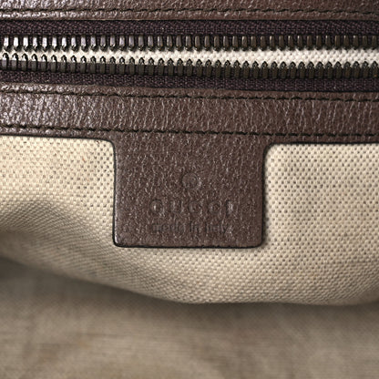 Gucci GG Supreme Monogram Web Small Ophidia Half Moon Hobo Brown 5 of 10