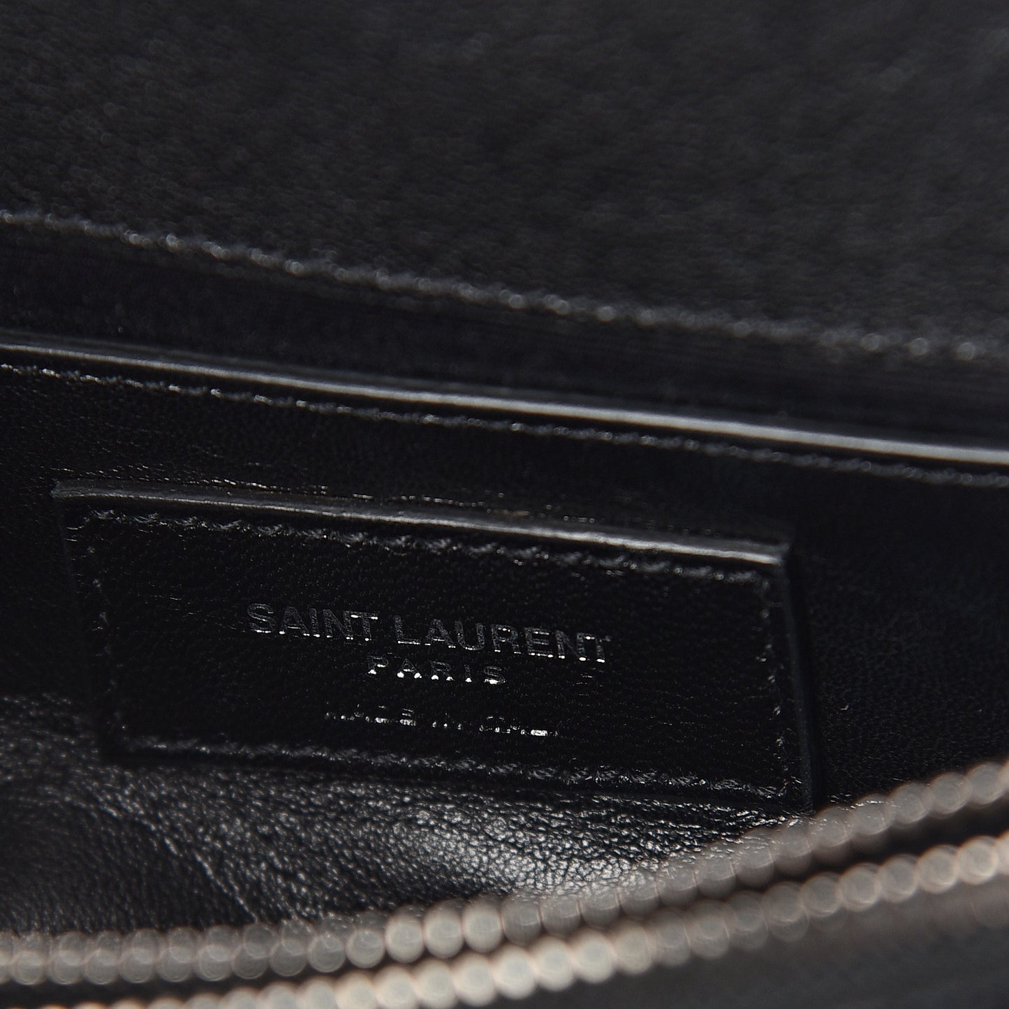 Calfskin Matelasse Diamond Quilted Monogram Medium College Bag Black