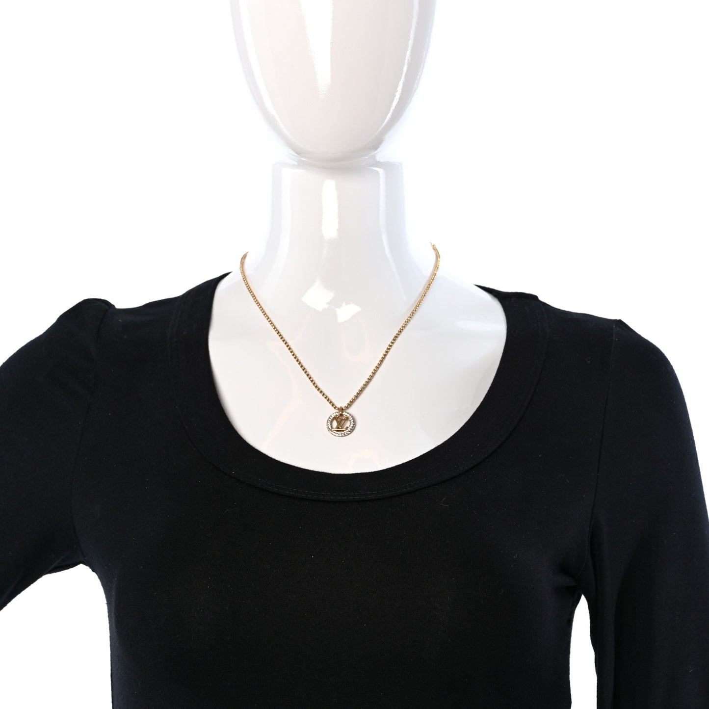 Metal Crystal Louise By Night Necklace