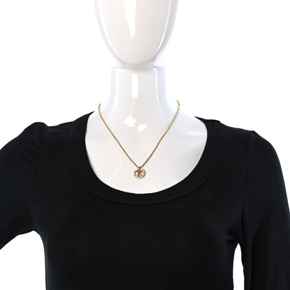 Louis Vuitton Metal Crystal Louise By Night Necklace 3 of 4