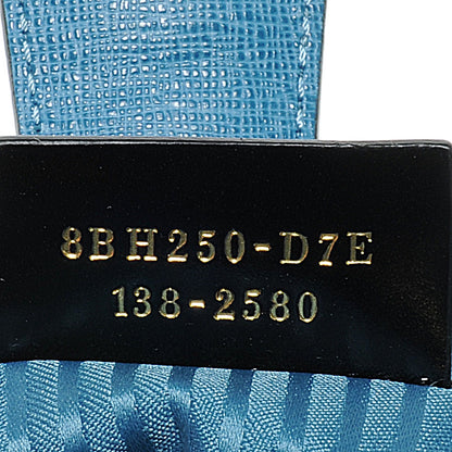 Fendi Vitello Elite Medium 2Jours Tote Turquoise 4 of 9