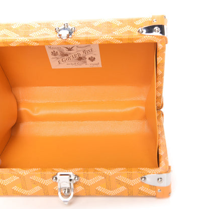 Goyard Goyardine Minaudiere Trunk Bag Yellow 6 of 13