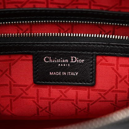 Christian Dior Lambskin Cannage Large Lady Dior Black 6 of 10