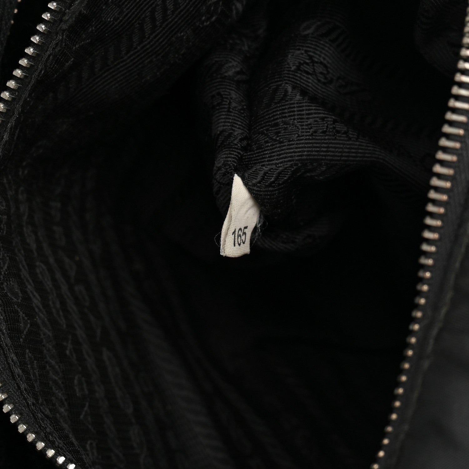 Prada Tessuto Nylon Saffiano Sacca Shoulder Bag Black 7 of 19