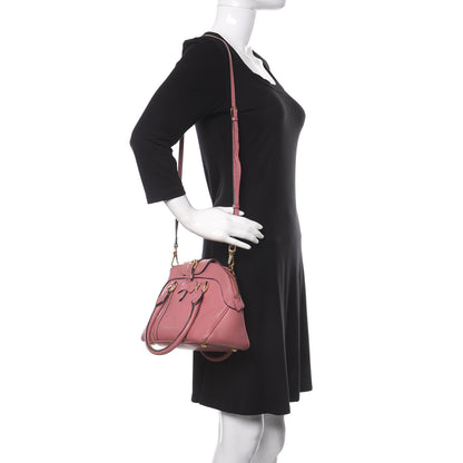 Burberry Derby Calfskin Small Milverton Satchel Mauve Pink 2 of 24