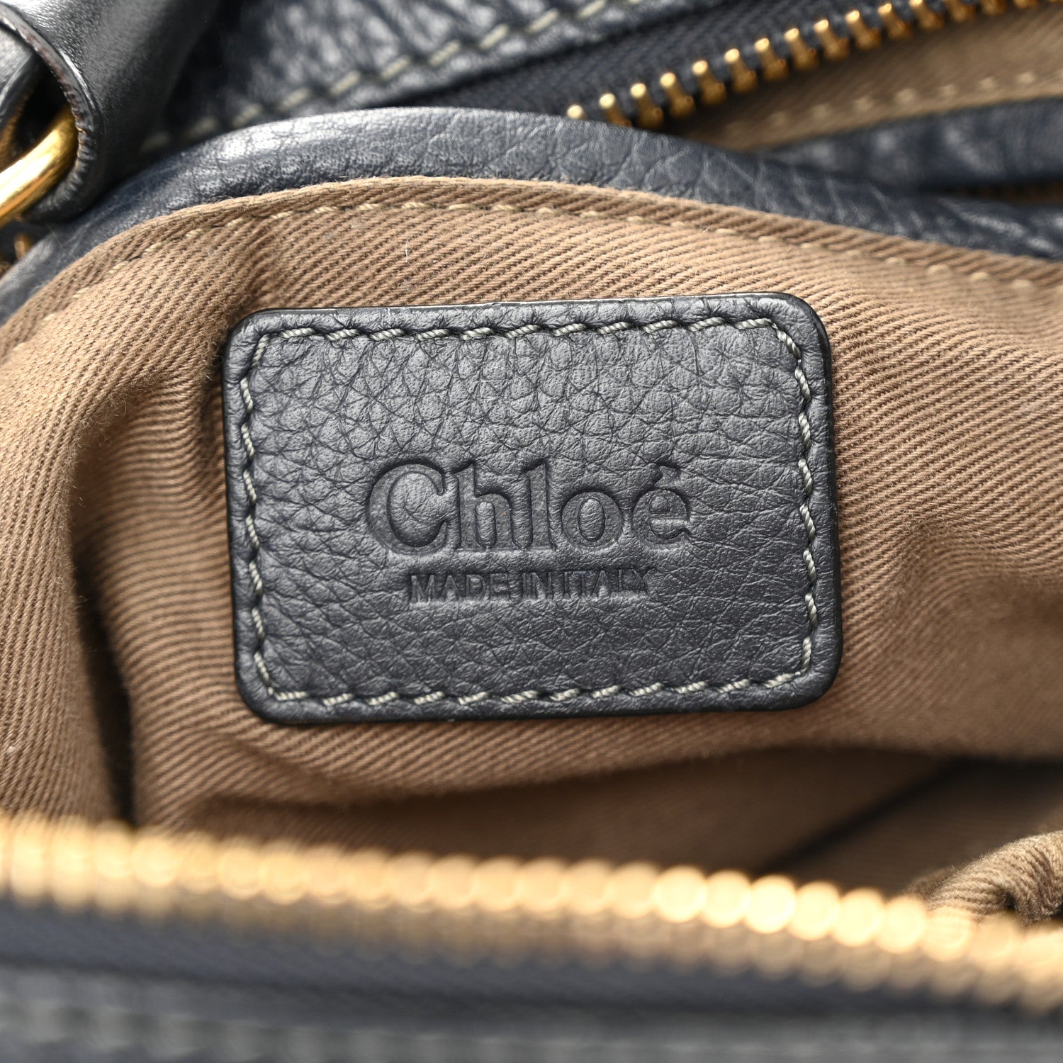 Chloe Calfskin Studded Medium Marcie Satchel Black 6 of 11